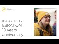 Its a cellebration 10 years anniversary  customcells