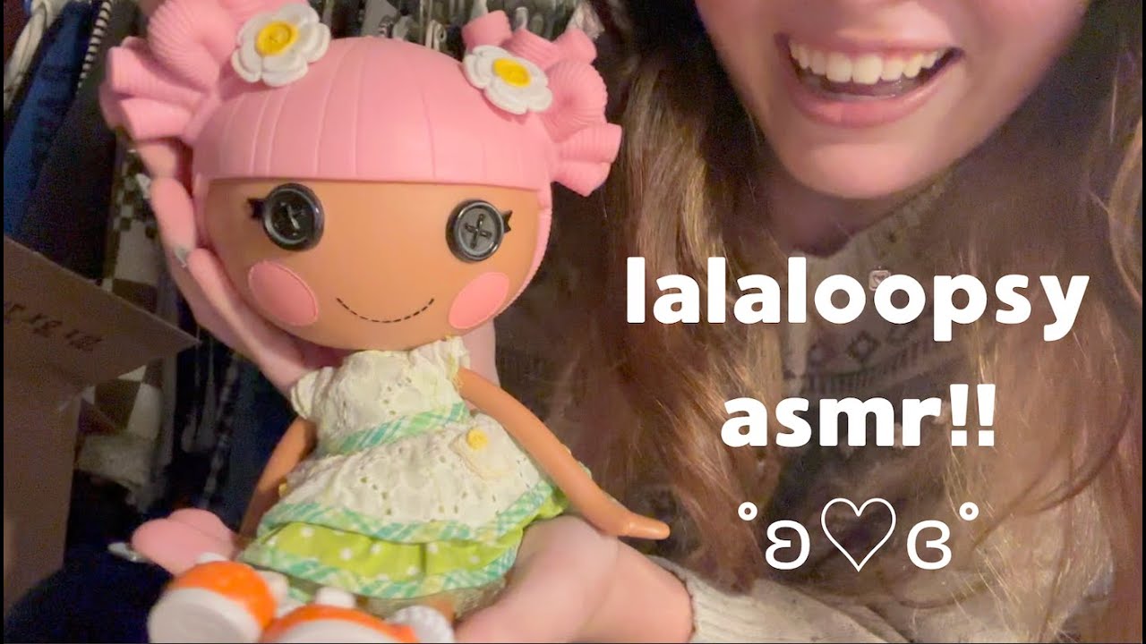 lalaloopsy asmr °❀.ೃ࿔* unboxing blossom flowerpot!!