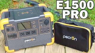 Pecron E1500 Pro Power Station 1450wh Battery and 2000w AC