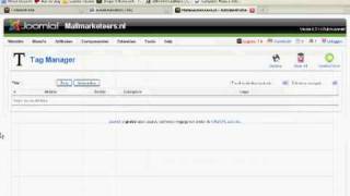 Tags and tagging in Joomla 1.5