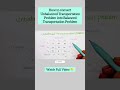 How to convert Unbalanced to Balanced Transportation Problem #or #maths #trending #shorts #viral