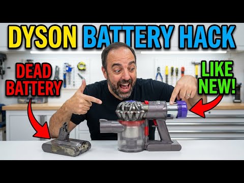 How To Replace a Dyson Vacuum Battery! - YouTube