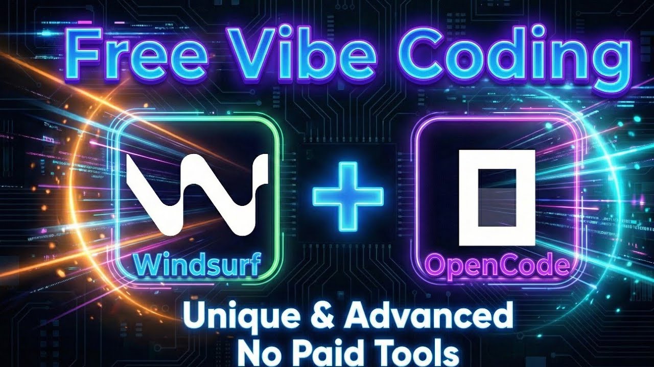 Free Vibe Coding: How to use Windsurf + OpenCode (No Paid Tools) 