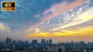 Magnificent wave of clouds at Navi Mumbai Kharghar | Smart city | 4K HD
