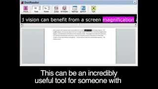 Accommodation Solution Highlight: Screen Magnification/Reader Software screenshot 3