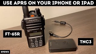 Use APRS on your iPhone/iPad with a Yaesu FT65R and Mobilinkd TNC3