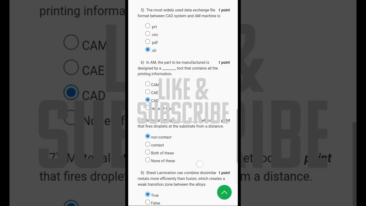 Metal Additive Manufacturing | NPTEL Assignment 2 Solution | July 2024  