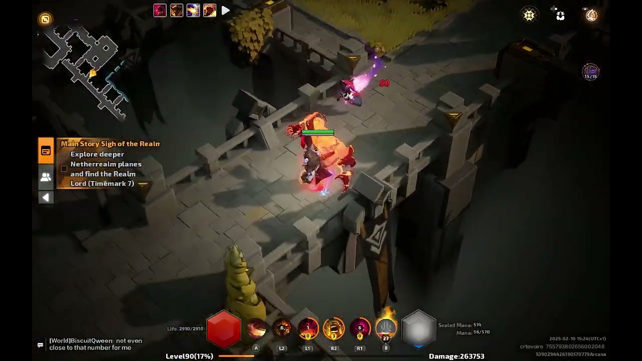 Torchlight Infinite - Glacial Abyss - Tier VII - view. [ Steam Deck ]