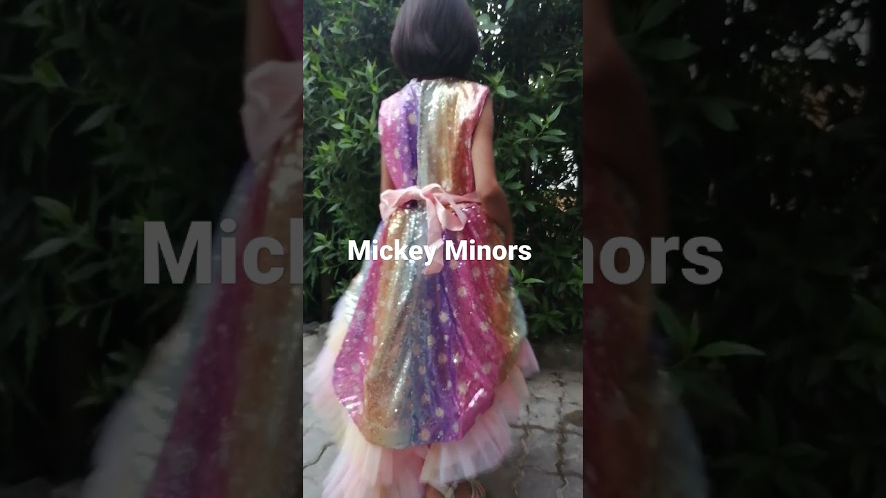 Multicolor Sequin Dress/ rainbow sequin dress/girl dress  
