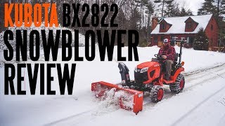 Waste of Cash? Kubota Commercial Front Mount Snowblower Review on BX2380