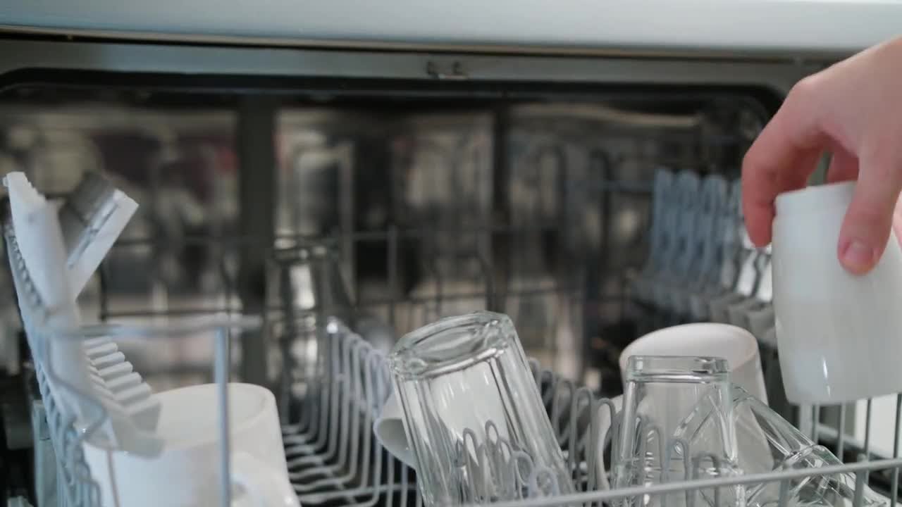 Cleaning Glasses And Cups Stock Video YouTube