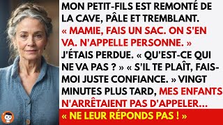 Mon Petit-Fils A Crié Mamie, On Part Tout De Suite Après Ce Quil A Vu Dans La Cave