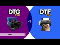 The DTF Revolution is here! DTG vs DTF - including PreTreat Sheets ™, PreTreat Powder ™, DTF Ink etc