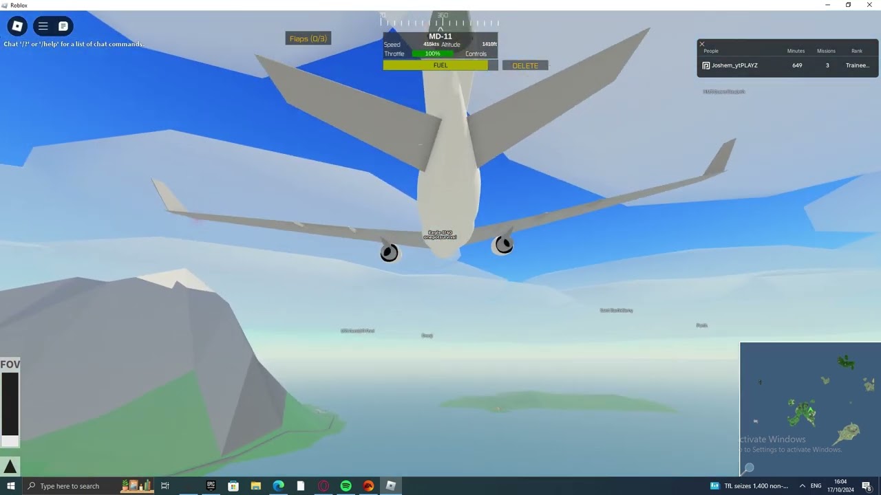 Using a random plane generator and doing a flight with whatever it lands on! Part 5