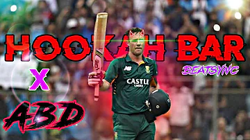 Hookah Bar x Ab De Villiers Beatsync Edit 🔥😍//Ab De Villiers WhatsApp Status 💥//ABDIAN