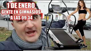 Gente en GIMNASIOS a las 09:34 del 1 de Enero