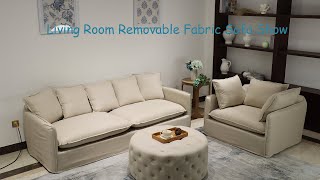 Removable Sofa: How To Put The Sofa Cover On(Couch Sofa Fabric Sofa Single Sofa Fabric Sofa Set) screenshot 4