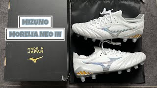 Mizuno Morelia Neo III Shining ✨ | Made in Japan 🇯🇵 unboxing & on Feet Video