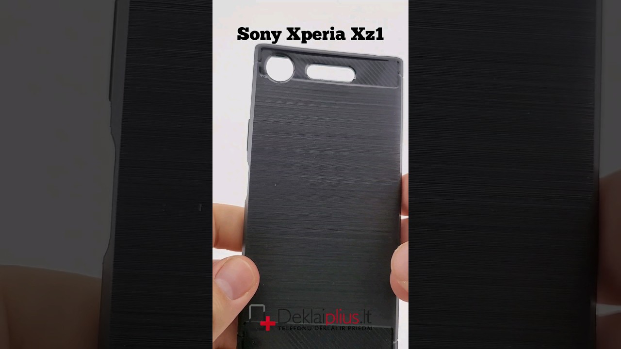 Sony Xperia Xz1 Carbon black case-чехол для телефона-etui na telefon