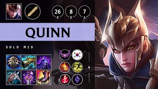 Quinn Mid vs Fizz - KR Master Patch 25.17