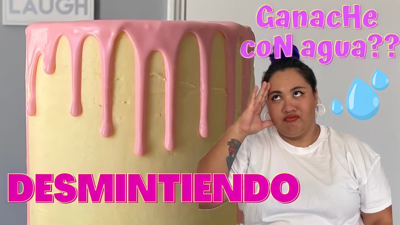 HAGO UN DRIPCAKE CON CHOCOLATE Y AGUA!!..ESTO ES UNA LOCURA!!