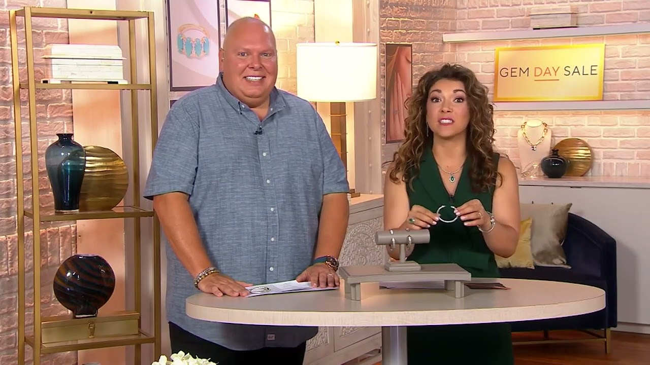 Artisan Crafted by Robert Manse Sterling & 18K Tulang Naga Gemstone Cuff on QVC