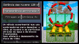 MINECRAFT 26.3 - NOVA ATUALIZAÇÃO GRÁFICA DE TRANSPARÊNCIA