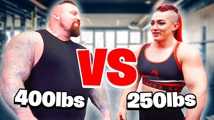 Worlds Strongest Man .VS. Worlds Strongest Women!