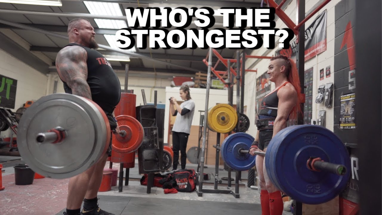 Worlds Strongest Man .VS. Worlds Strongest Women! 