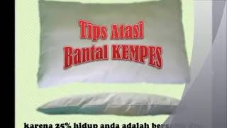 Cara bikin bantal jadi baru