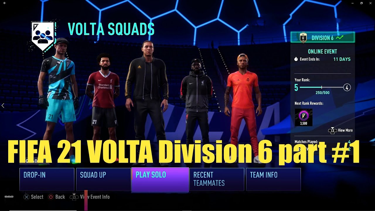 FIFA 21 VOLTA Division 6 part 1