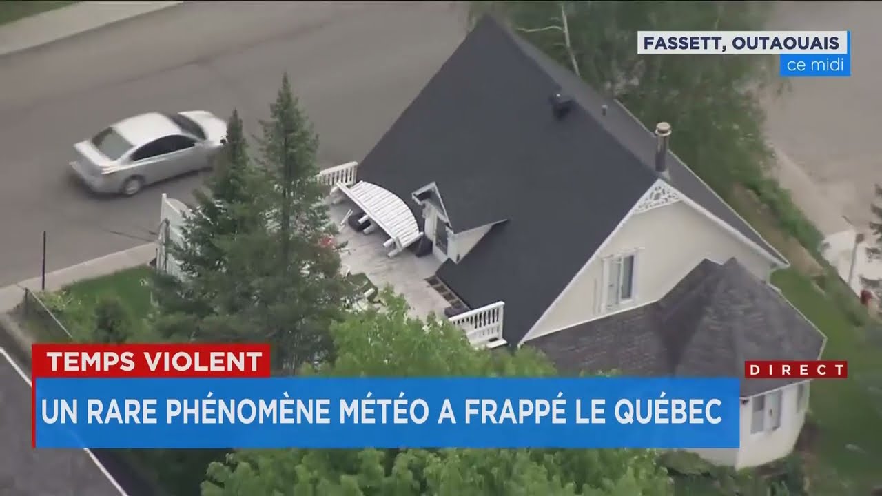 Le Québec victime d'un rare phénomène météo Entrevue avec Jean Philippe ...