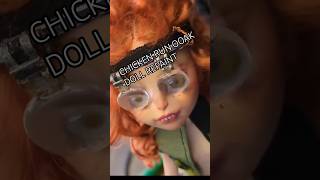 custom chicken run doll repaint #customdollrepaint #doll #knitting #artist #diy #repaint #artdoll