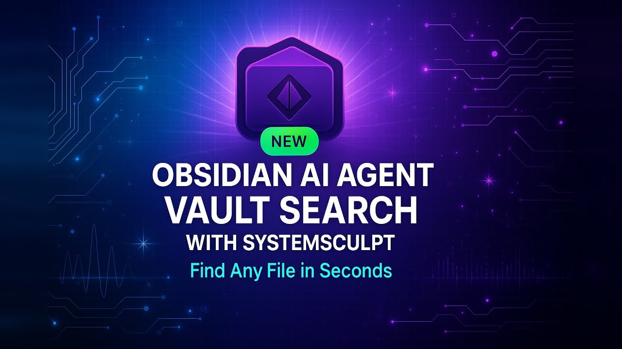 Obsidian AI Agent Vault Search with SystemSculpt
