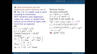 Dynamical Systems   Lec 10: