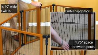 This brief video highlights the features of the Cardinal Gates PERFECT FIT PET GATE, model PFPG. This pet gate requires no 