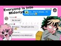 Mina exposing Midoriya's sexy photos|| Everyone is into Midoriya?!||BNHA texts