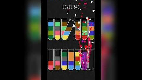 Water sort puzzle level 345