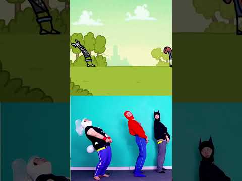 Superhero Peeing Contest #trending #funny