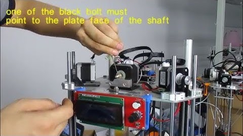 Step 7 - Assembling the extruder. 3KU Easy Delta Printer