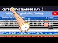 CRYPTO LIVE TRADING DAY 3. SPOT better then leveraged?