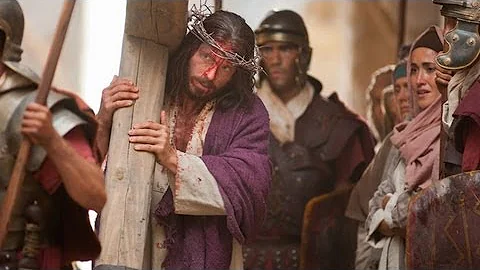 ¿De qué fue golpeado Jesús?