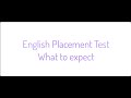 Costaatt  english placement test guide