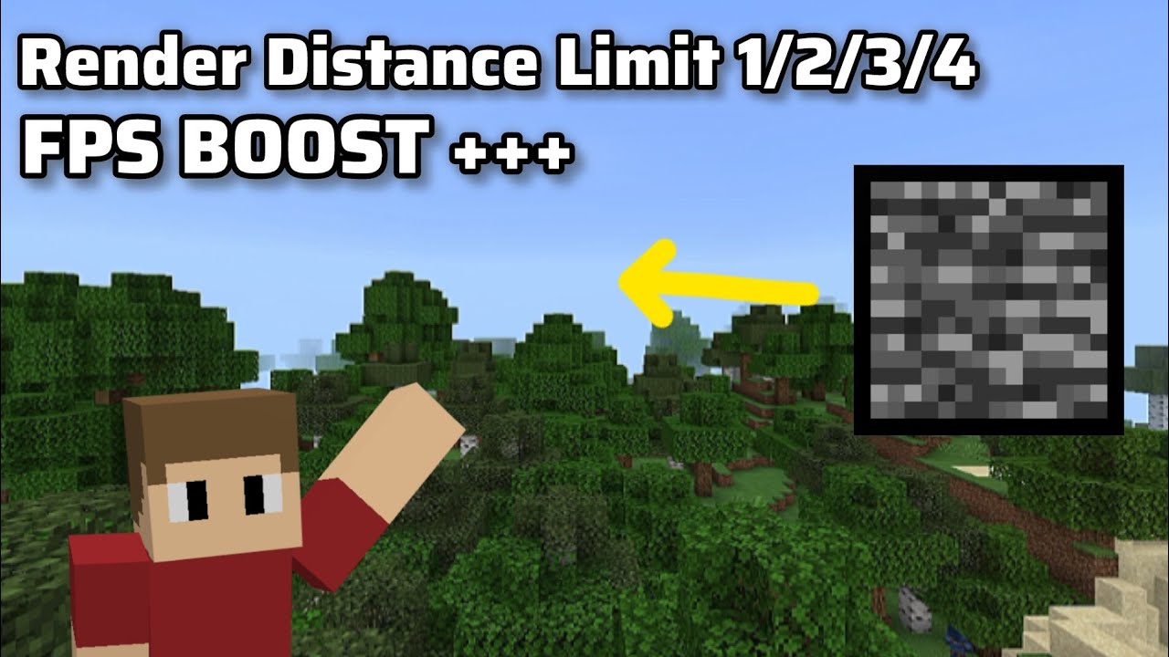 Render Distance Limit texture pack for Minecraft Bedrock [Showcase] # ...