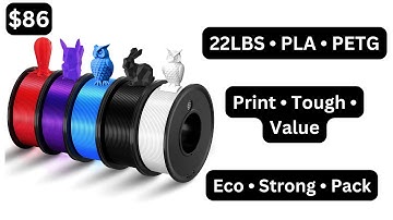 Exclusive 22LBS 3D Printer Filament $86 on AliExpress in 2025 Review