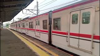 KRL Commuter Line 東京メトロ 6000系6017F Depok駅発車