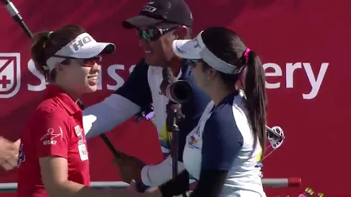 Erika Jones v Sara Lopez  compound womens gold fin...
