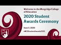 2020 Morgridge College of Education Student Award Ceremony