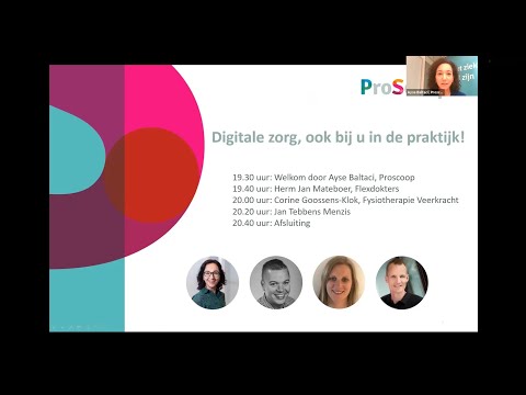 Webinar &rsquo;Digitale Zorg, nu ook bij u in de praktijk&rsquo;