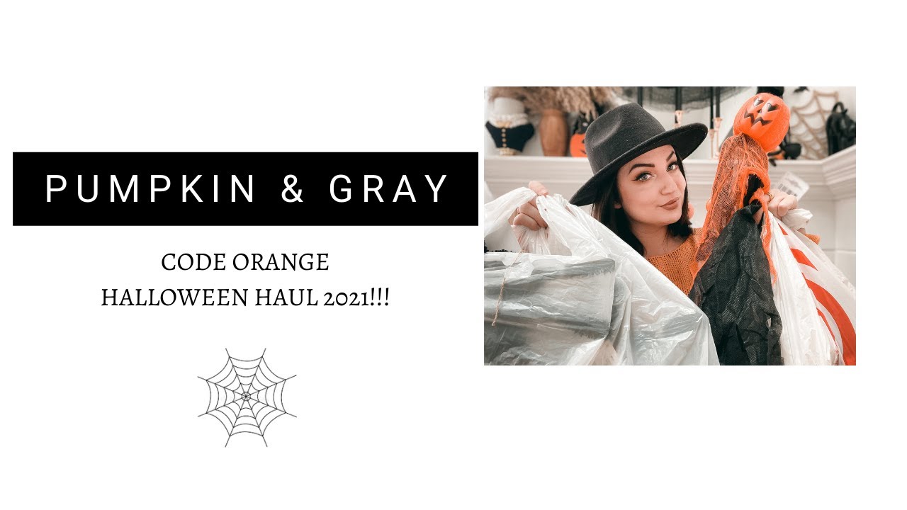 CODE ORANGE!! Halloween Shopping Haul 2021!